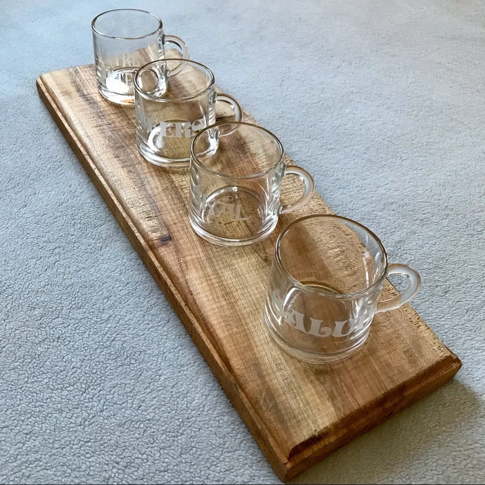 4 Coffee Glass Cups by Garrick
